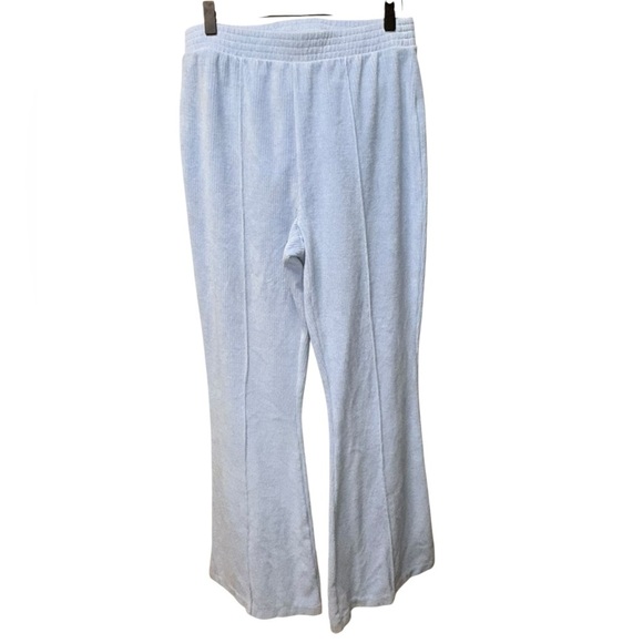 Aerie Groove-On Stretch Rib Velour High-Waist Flare Pant - Picture 5 of 8